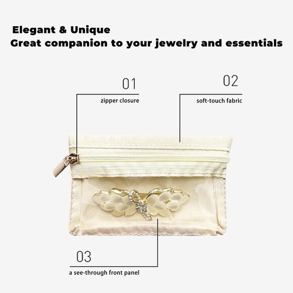 3 PCS Travel Jewelry Bag - Picture 2 of 5